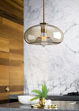 Minimalist Round Single Glass Pendant Lights