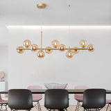 Modern Glass Globe Pendant Light for Kitchen Island