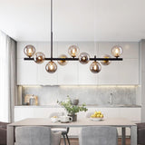 Modern Glass Globe Pendant Light for Kitchen Island