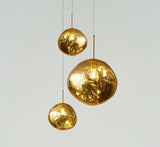 Modern Acrylic Lava Pendant Light Over Dining Table