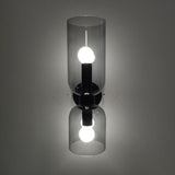 Brass and Glass Up and Down Wall Lighting