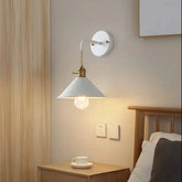 Macaron Cone Wall Light Metal Dimmable for Bedside