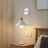 Macaron Cone Wall Light Metal Dimmable for Bedside