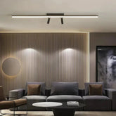 Modern Ceiling Strip Spotlights Metal Dimmable for Living Room