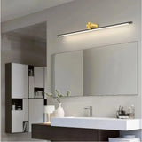 Contemporary Bathroom Linear Wall Sconce Metal with Waterproof
