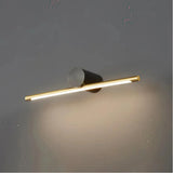Contemporary Bathroom Linear Wall Sconce Metal with Waterproof