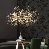 Luxury Firework Chandelier Crystal with Anti Glare for Living Room
