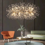 Luxury Firework Chandelier Crystal with Anti Glare for Living Room
