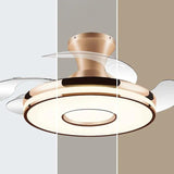 Minimalist Invisible Variable Fan Bedroom Ceiling Light