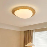 Creative Pebble Wood Led Ceiling Light for Bedroom