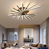 Fan Shaped Led Modern Ceiling Lights