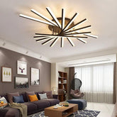 Fan Shaped Led Modern Ceiling Lights
