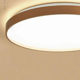 Flat Circular Shape Bedroom Flush Ceiling Lights - Clowas