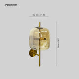Brass Glass Wall Lights Indoor Modern - Clowas