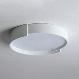 LED Modern Ceiling Light In Cream Round Design