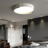 LED Modern Ceiling Light In Cream Round Design