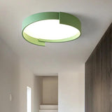LED Modern Ceiling Light In Cream Round Design