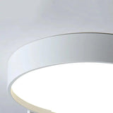 LED Modern Ceiling Light In Cream Round Design