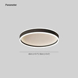 Minimalist Led Circular White Ceiling Light