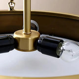 Modern Gold Round Ceiling Light for Bedroom