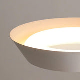 Simple Round White LED Ceiling Light for Living Room