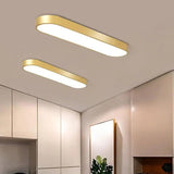 Minimalist Long Oval Led Lights Ceiling