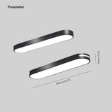 Minimalist Long Oval Led Lights Ceiling
