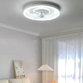 Silent Circular Modern Ceiling Fans With Lights