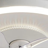 Silent Circular Modern Ceiling Fans With Lights