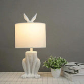 Rabbit Cylinder Shape Bedside Table Lamp - Clowas