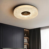 Radial Texture Ring Flush Ceiling Lights - Clowas