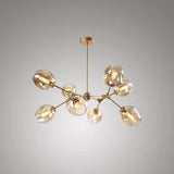 Glass Globe Design Living Room Modern Chandelier