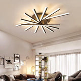 Fan Shaped Led Modern Ceiling Lights