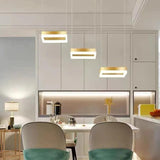 Modern Square Multi Pendant Lighting For Dining Room