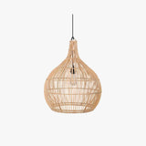 Japanese Bamboo Rattan Tea Room Pendant Light