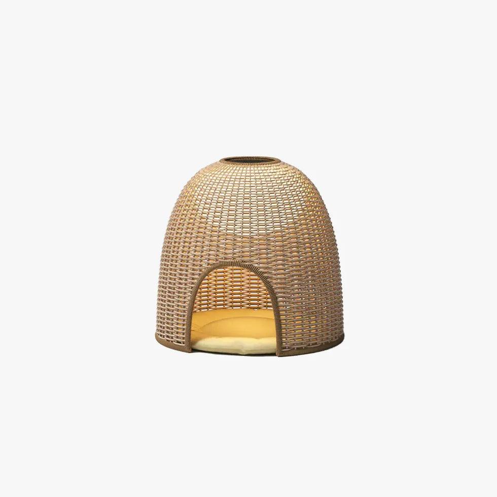 Rattan Lanterns Led Outdoor Floor Lamps - Clowas
