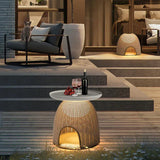 Rattan Lanterns Led Outdoor Floor Lamps - Clowas