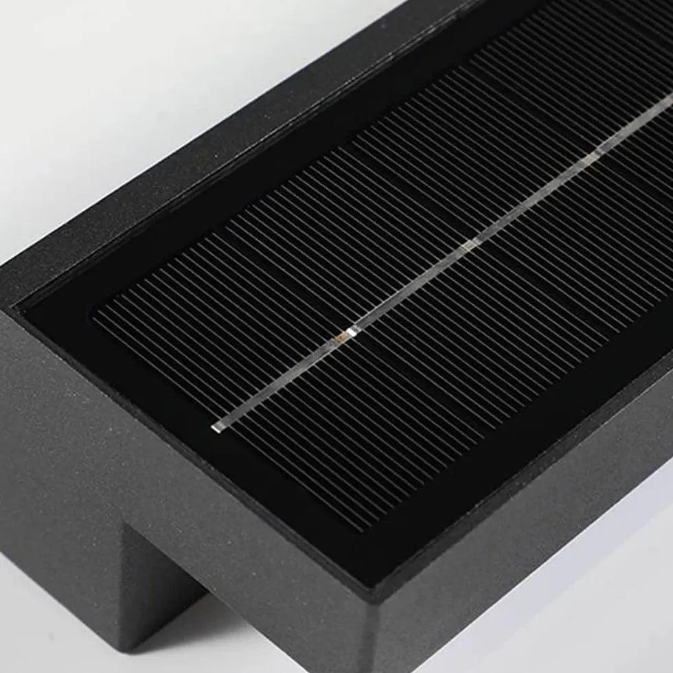 Rectangle Led Solar Outdoor Wall Lights - Clowas
