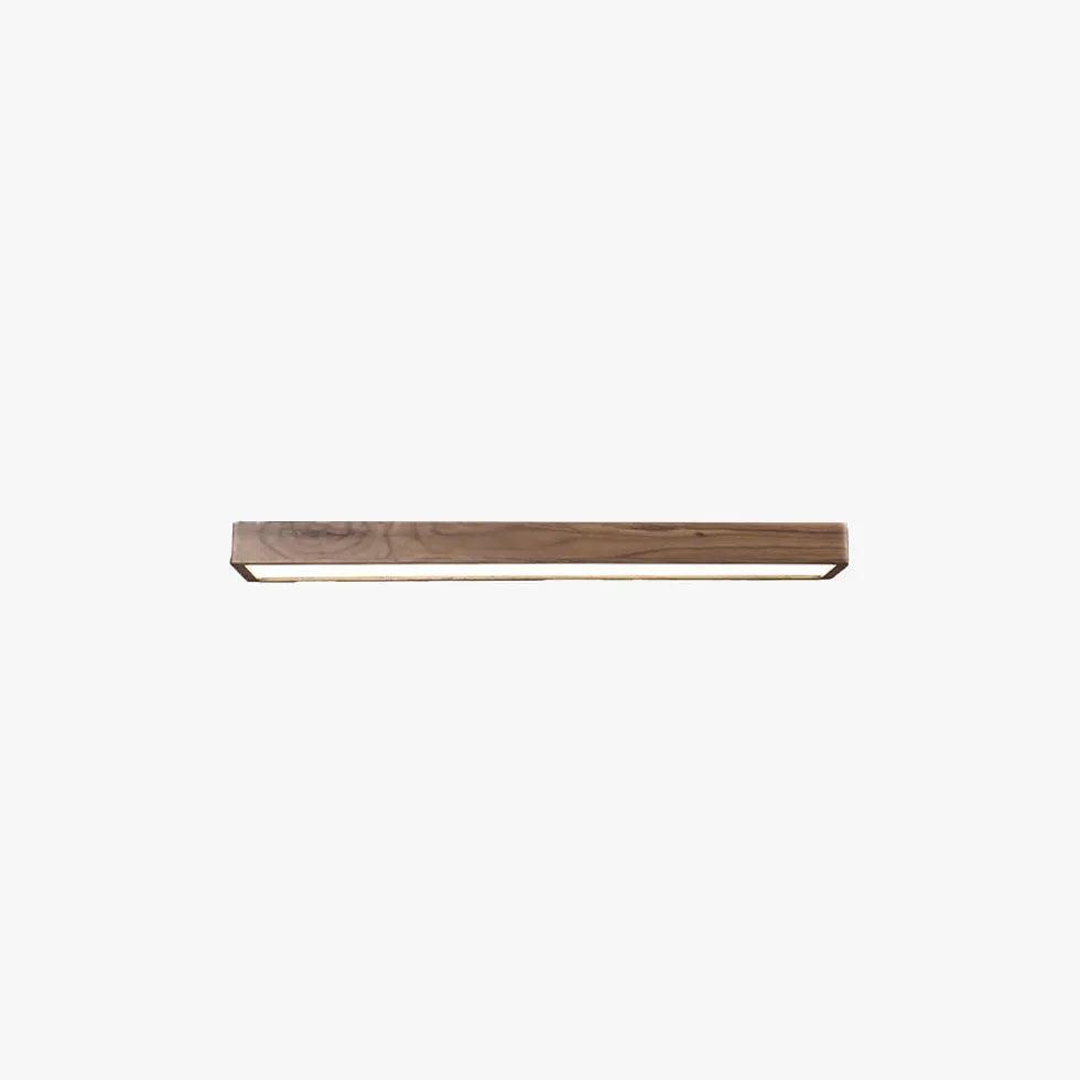 Rectangle Smooth Wooden Flush Ceiling Lights - Clowas
