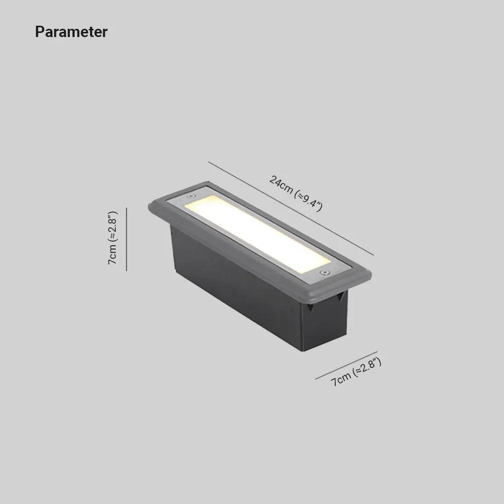 Rectangular Led Black Brick Lights - Clowas