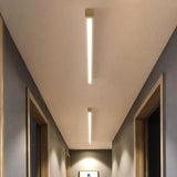 Rectangular LED Wooden Hallway Ceiling Light - Clowas