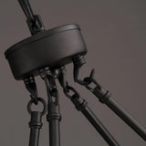 Rectangular Rope Structure Black Industrial Pendant Light - Clowas