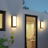 Rectangular Solar Led Outdoor Wall Lights - Clowas