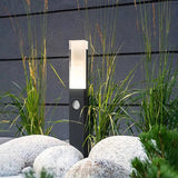 Minimalist Waterproof Acrylic Black Bollard Lights