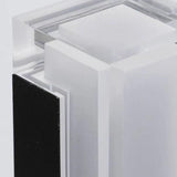 Minimalist Waterproof Acrylic Black Bollard Lights
