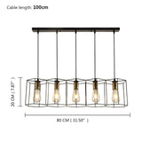 LOFT Shaped Iron Industrial Lighting Pendants