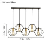 LOFT Shaped Iron Industrial Lighting Pendants