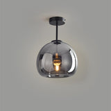 Postmodern Clear Glass Hallway Ceiling Light