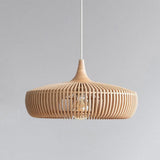 Vintage Wood Ceiling Pendant Light for Dining Room