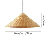 Wabi-Sabi Bamboo Pendant Ceiling Light for Kitchen